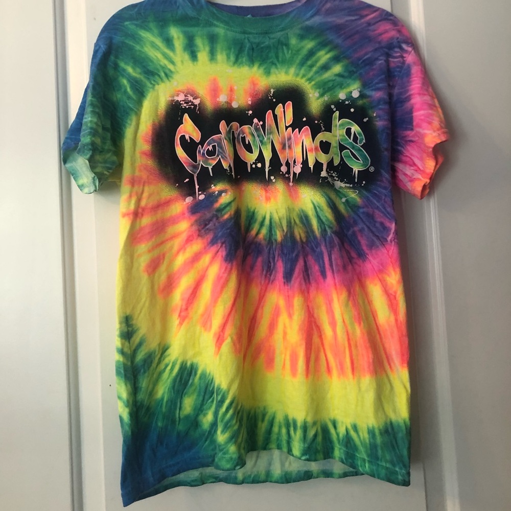 tie dye Carowinds t-shirt